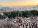 Frosty morning view